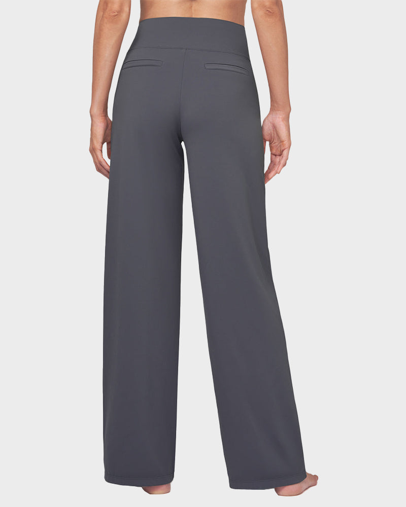 Élégancia™ – Pantalón Ancho de Talle Alto Confort Chic