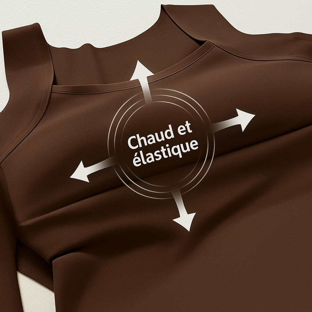 Camiseta modeladora en U con sujetador integrado