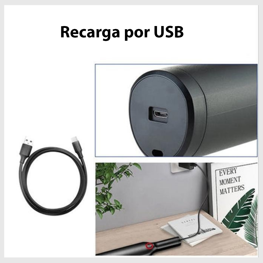 VortexClean™ – Aspiradora Inalámbrica para Vehículos