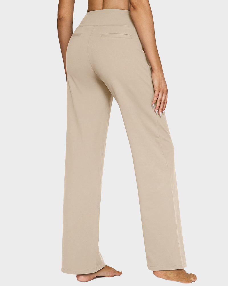 Élégancia™ – Pantalón Ancho de Talle Alto Confort Chic
