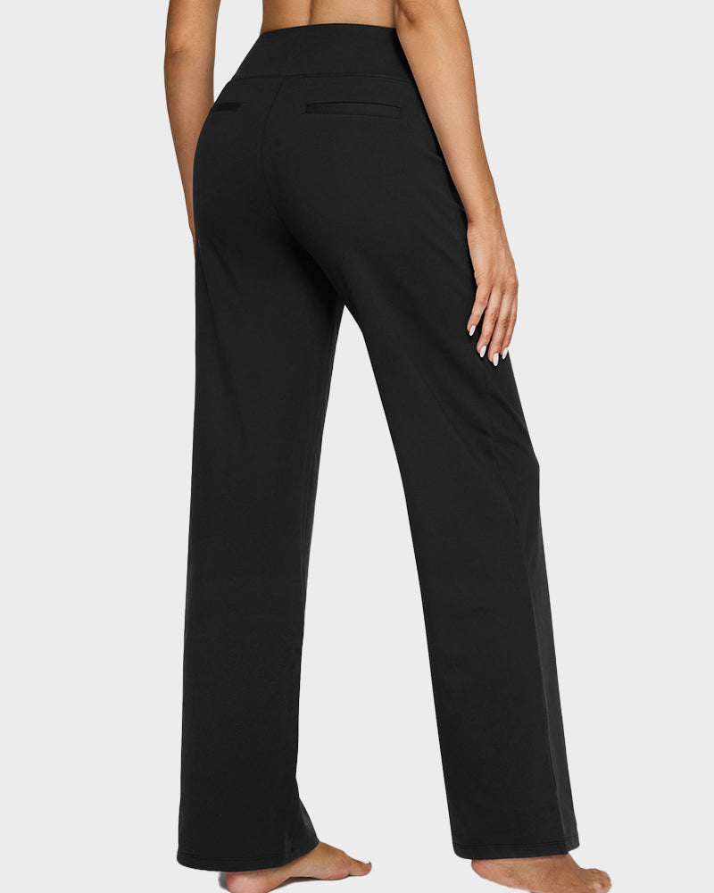 Élégancia™ – Pantalón Ancho de Talle Alto Confort Chic