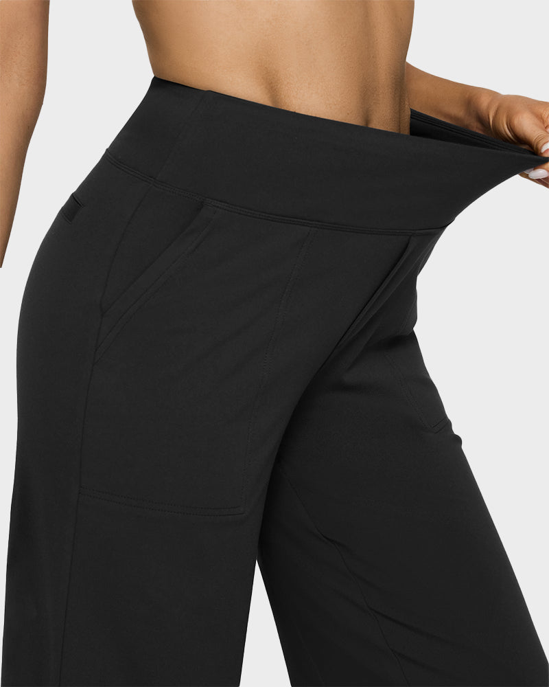 Élégancia™ – Pantalón Ancho de Talle Alto Confort Chic