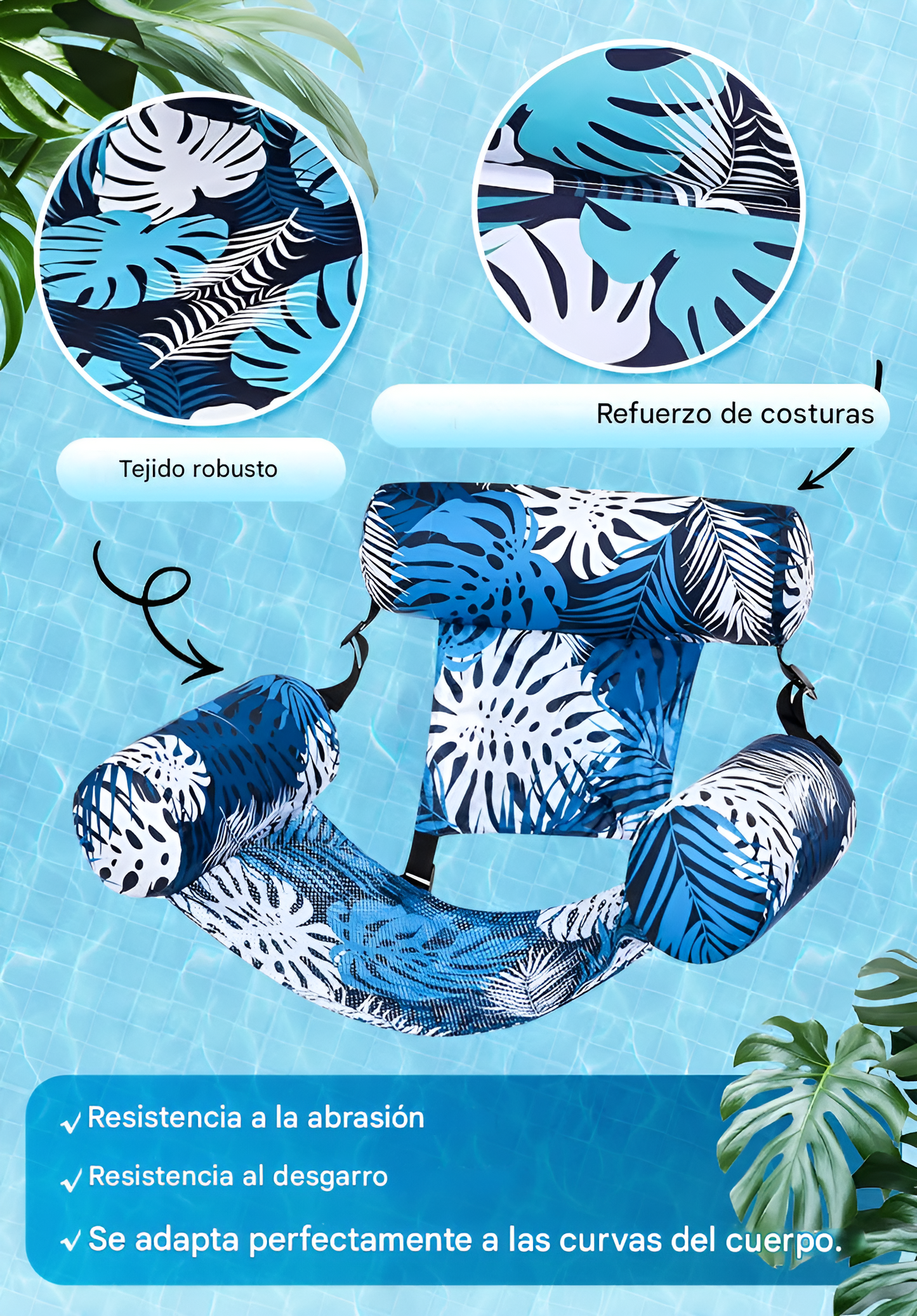 Tumbonas inflables para piscina