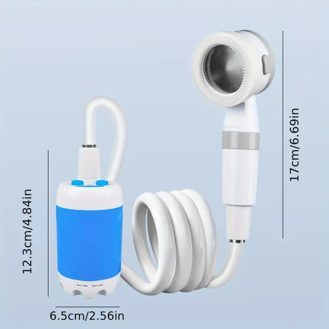 EcoShower™ – Pompa de ducha compacta recargable