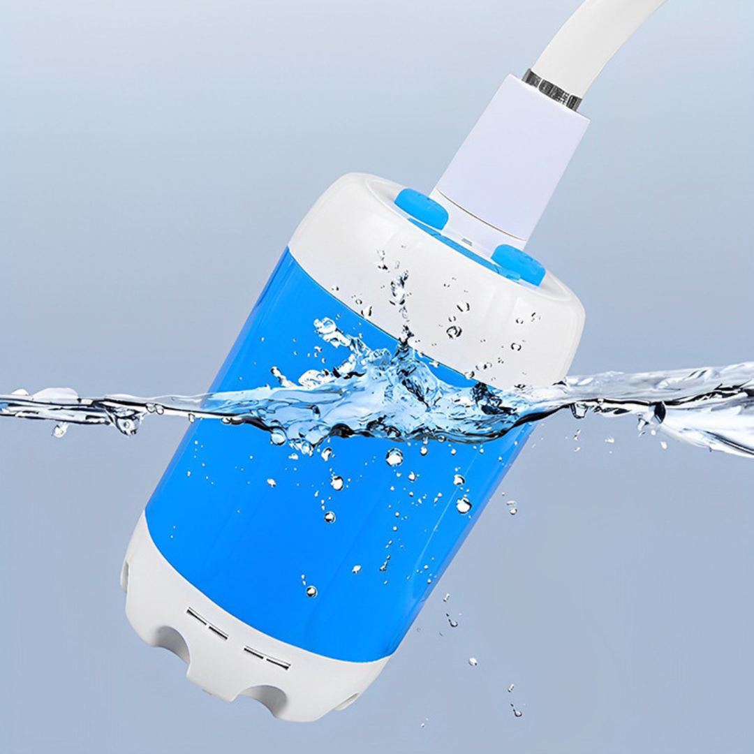 EcoShower™ – Pompa de ducha compacta recargable
