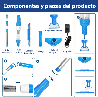 ClearWave™ Aspiradora de piscina inalámbrica