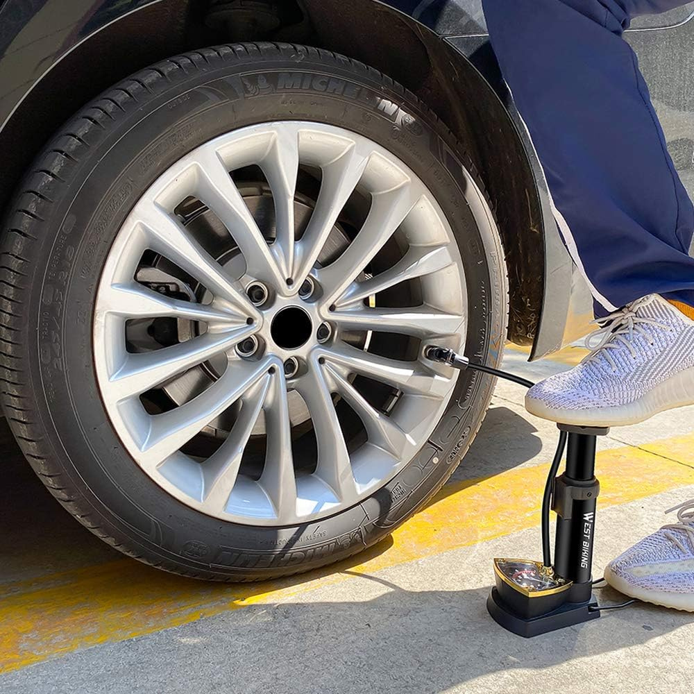 PneumaFix – Bomba de Pie con Manómetro Integrado