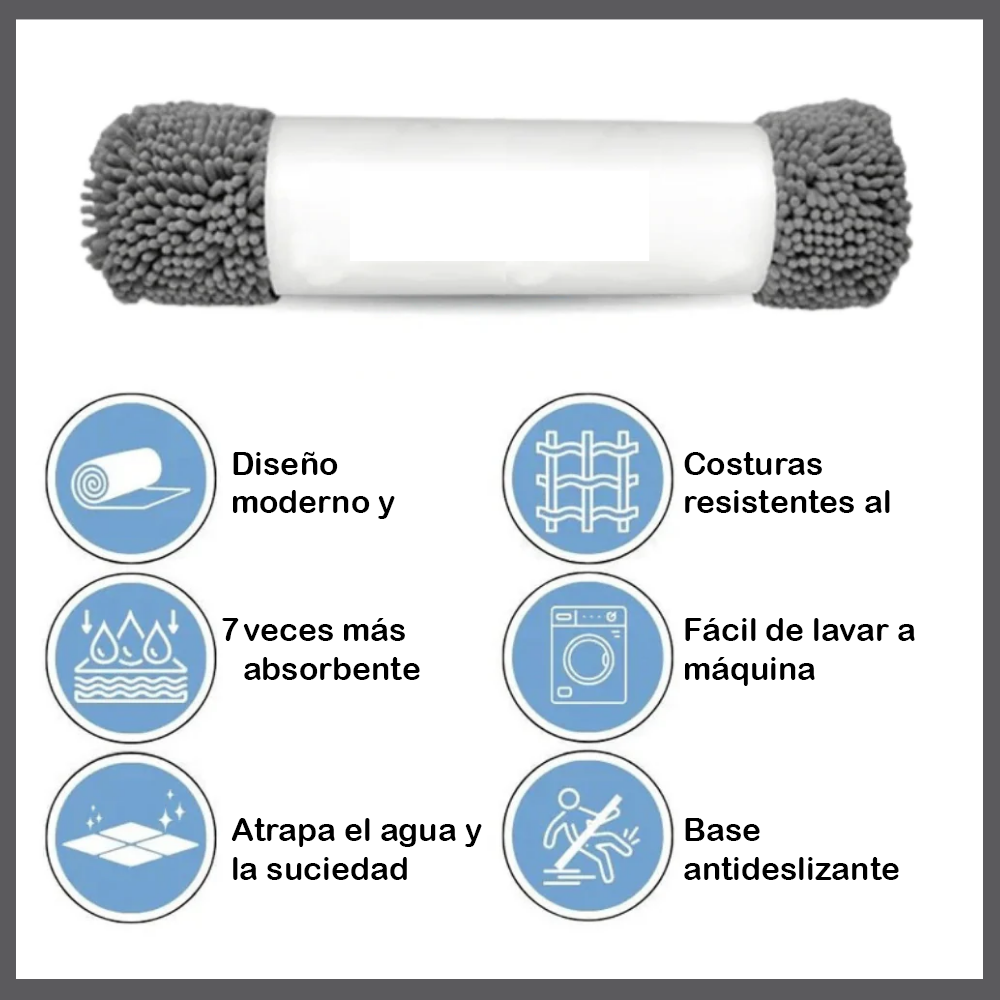 PawClean™ – Alfombra Absorbente Anti-Huella