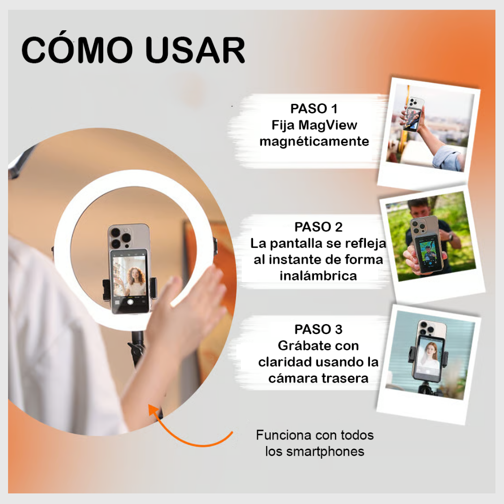 VlogCam™ – Monitor Selfie MagSafe