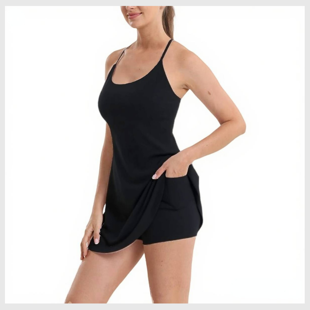 El Vestido de Espalda Descubierta y Moldeador Definitivo para el Deporte