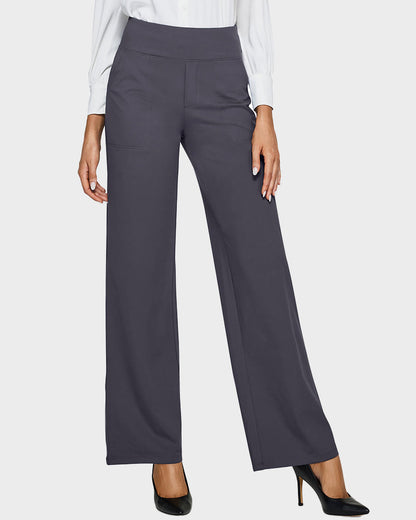 Élégancia™ – Pantalón Ancho de Talle Alto Confort Chic