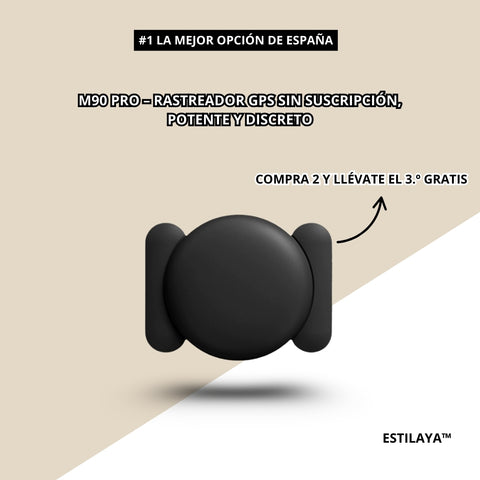 M90 PRO – Rastreador GPS sin suscripción, potente y discreto
