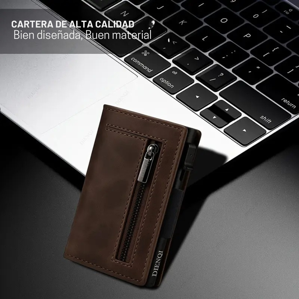SecuriPorte™ – Cartera Anti-RFID Elegante y Compacta