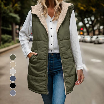 ReversaChic™ – Chaleco Acogedor y Versátil